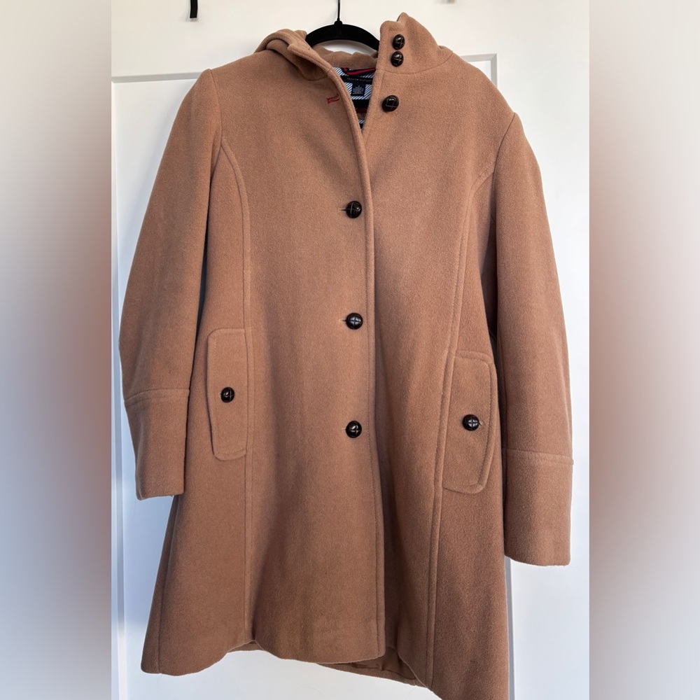 Tommy Hilfiger Camel Pea Coat